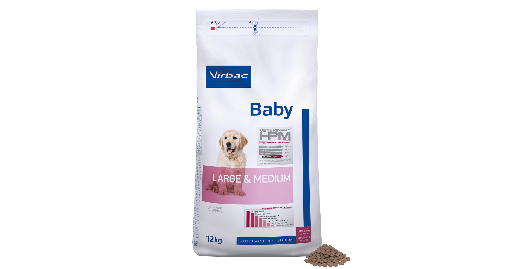 Virbac HPM Baby Dog Large&Medium 12 kg VIRBACHPM