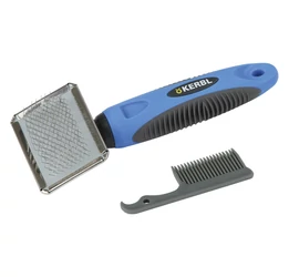 Kerbl Basic Care fémkefe, 16 x 6 cm Kerbl Basic Care fémkefe, 16 x 6 cm