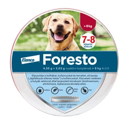 Foresto kullancs és bolha nyakörv 70 cm  Foresto kullancs és bolha nyakörv 70 cm