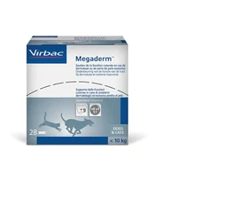 Virbac Megaderm ízesített bőr-szőr kondícionáló táplálék-kiegészítő oldat 10 kg alatt