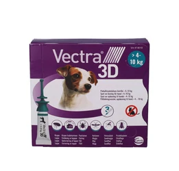 Vectra 3D spot on 4-10 kg-ig 3 db/doboz