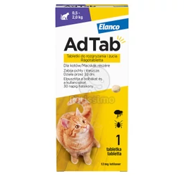 AdTab 12 mg rágótabletta macska (0,5-2,0 kg)