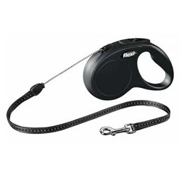 Classic Flexi póráz, (S) 8 m, max 12 kg, fekete Classic Flexi póráz, (S) 8 m, max 12 kg, fekete