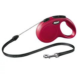 Classic Flexi póráz, (S) 8 m, max 12 kg, piros Classic Flexi póráz, (S) 8 m, max 12 kg, piros