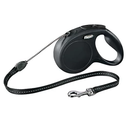 Classic Flexi póráz, (M) 8 m, max 20 kg, fekete