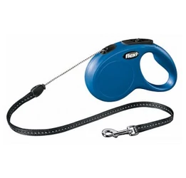 Classic Flexi póráz, (M) 8 m, max 20 kg, kék