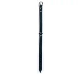 KERBL Mexica bőr nyakörv különböző méretekben, fekete KERBL Mexica bőr nyakörv különböző méretekben, fekete