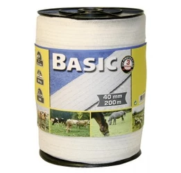 Basic szalag 200 m/40 mm fehér