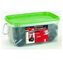 Farmline Torus F Facsavaros körszigetelő 100 db/csomag+ajándék behajtó Farmline Torus F Facsavaros körszigetelő 100 db/csomag+ajándék behajtó
