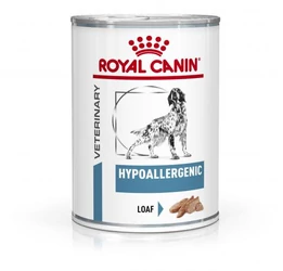 Royal Canin Hypoallergenic konzerv táp kutyáknak 400 g Royal Canin Hypoallergenic konzerv táp kutyáknak 400 g