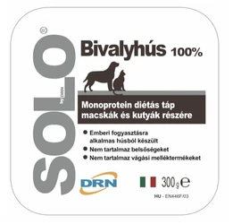 Solo hypoallergén pástétom, 100% bivalyhússal 300 g Solo hypoallergén pástétom, 100% bivalyhússal 300 g