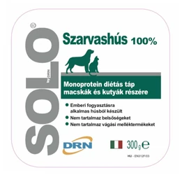 Solo hypoallergén pástétom, 100% szarvashússal 300 g Solo hypoallergén pástétom, 100% szarvashússal 300 g