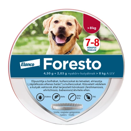 Foresto kullancs és bolha nyakörv 70 cm 
