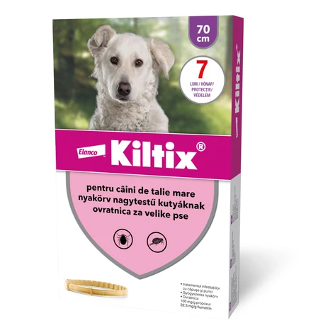 Kiltix kullancs és bolha elleni nyakörv L 70 cm