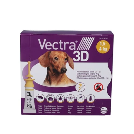 Vectra 3D spot on 1,5-4 kg-ig 3 db/doboz