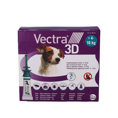 Vectra 3D spot on 4-10 kg-ig 3 db/doboz