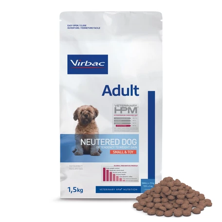 Virbac HPM Adult Neutered Dog Small&Toy 1,5 kg