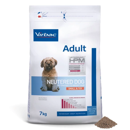 Virbac HPM Adult Neutered Dog Small&Toy 7 kg