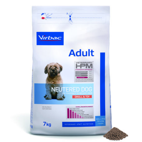 Virbac HPM Adult Neutered Dog Small&Toy 7 kg