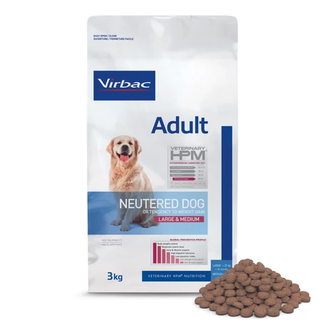 Virbac HPM Adult Neutered Dog Large&Medium 3 kg