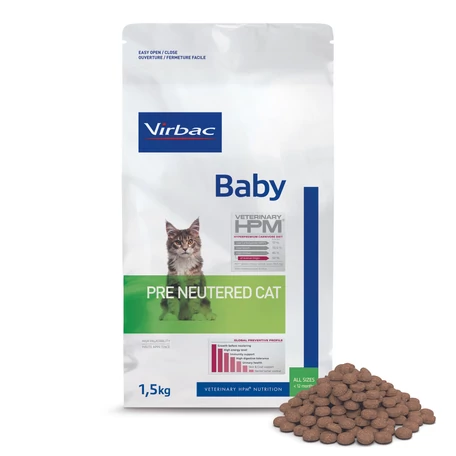 Virbac HPM Baby Pre Neutered Cat 1,5 kg
