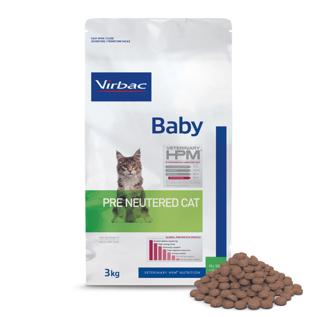 Virbac HPM Baby Pre Neutered Cat 3 kg