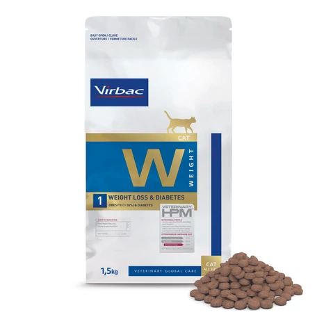 Virbac HPM Cat Weight Loss & Diabetes 1,5 kg