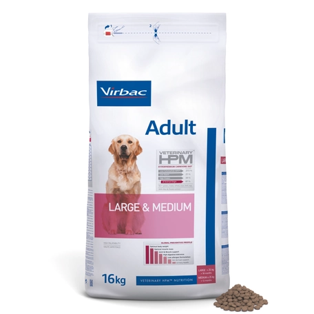 Virbac HPM Adult Dog Large&Medium 16 kg