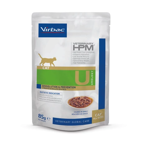Virbac hpm diet cat urology 2 diss&prev 85 g