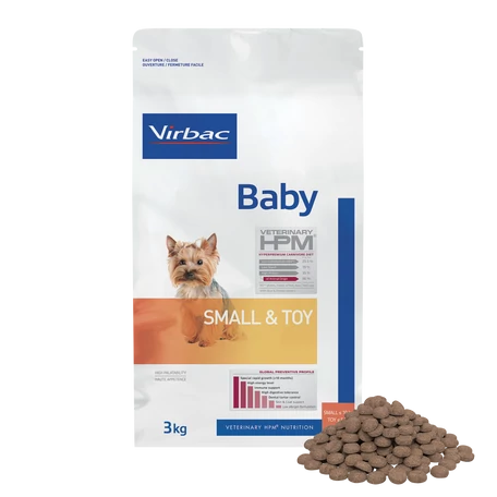 Virbac HPM Baby Dog Small&Toy 3 kg