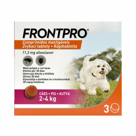 Frontpro Rágótabletta kutyáknak 2-4kg 3x11mg