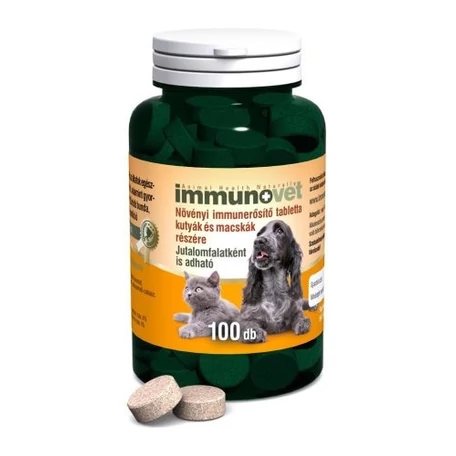 Immunovet Pets ízesített immunerősítő tabletta 100 db