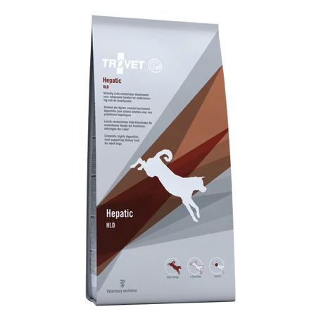 Trovet Hepatic (HLD) száraztáp kutyáknak 3 kg