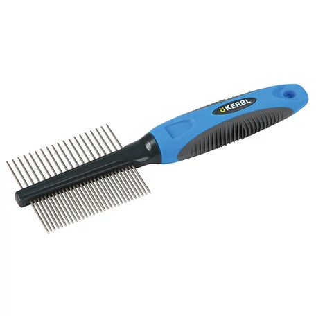 KERBL kétoldalú fésű finom/durva 21 cm