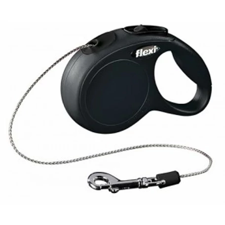Classic Flexi póráz, (XS) 3 m, max 8 kg, fekete