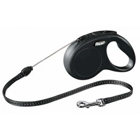 Classic Flexi póráz, (S) 8 m, max 12 kg, fekete