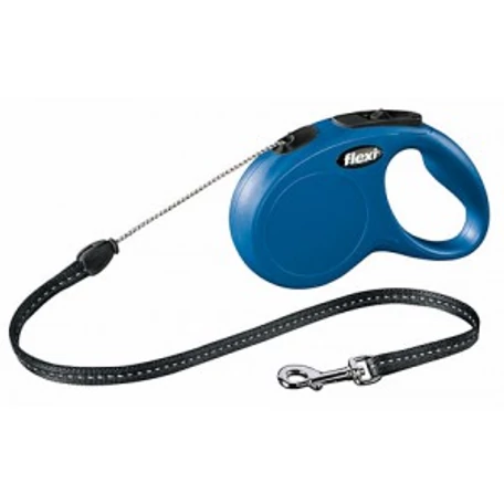 Classic Flexi póráz, (M) 8 m, max 20 kg, kék