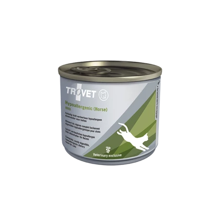 Trovet Hypoallergenic Horse (HRD) lóhús és rizs konzerv táp macskáknak 200g
