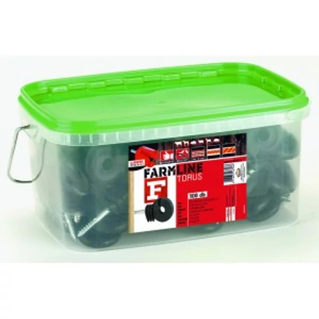 Farmline Torus F Facsavaros körszigetelő 100 db/csomag+ajándék behajtó
