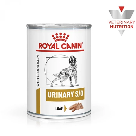 Royal Canin Urinary S/O konzerv táp kutyáknak 410 g