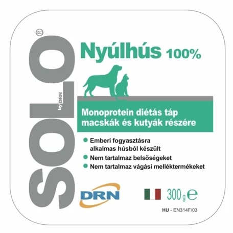 Solo hypoallergén pástétom, 100% nyúlhússal 300 g
