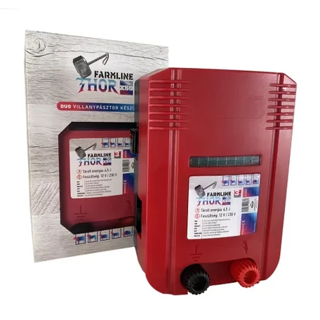 Farmline Thor X50 villanypásztor készülék - 230 V / 12 V, 6,5 J