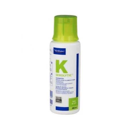 Sebolytic sampon 200 ml Virbac